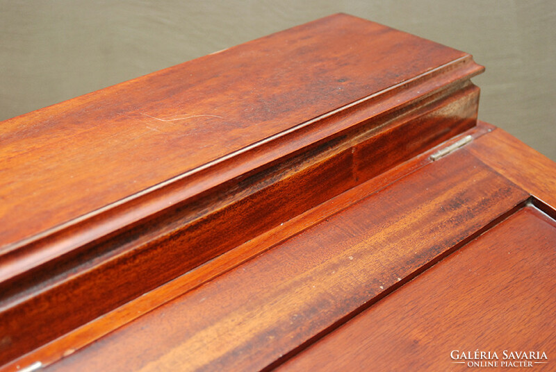 Davenport íróasztal szekreter mahagóni fából