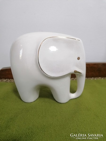 Art deco style ceramic elephant