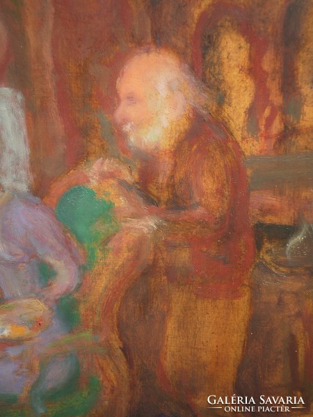 Szabó Vladimir (1905-1991) : Lecke festésből