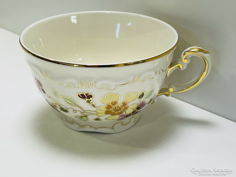 Zsolnay butterfly pattern teacups