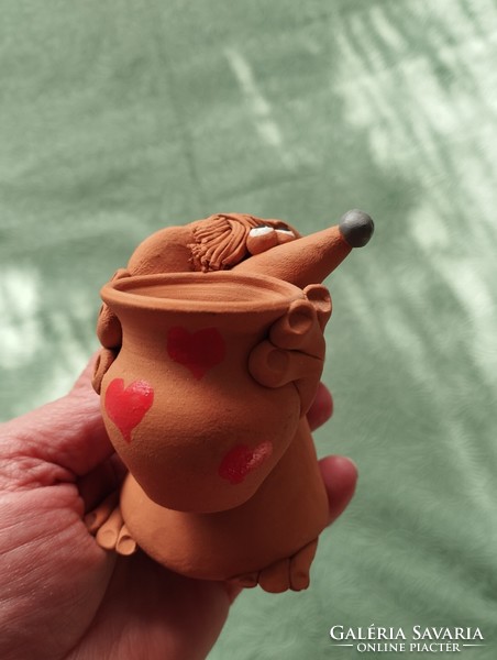Clay ceramic mouse