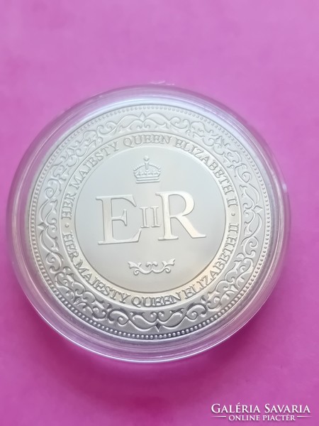 Elizabeth 2nd Queen united kingdom silver coin