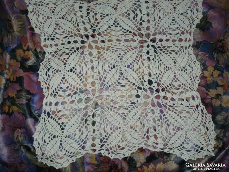 Crocheted antique tablecloth