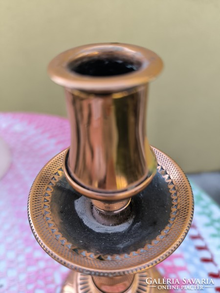 Copper candle holder for sale!