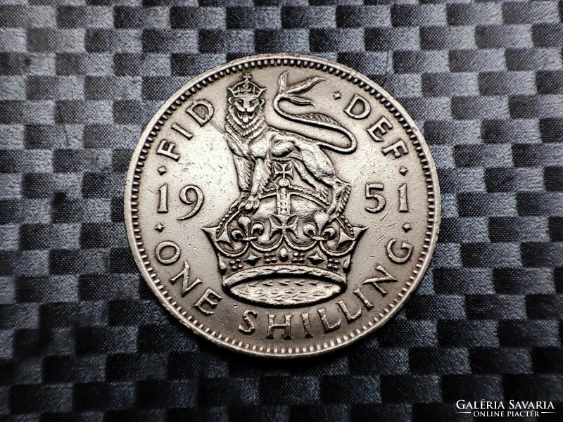Egyesült Királyság 1 shilling, 1951