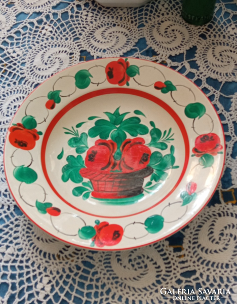 Hand painted wall plate
