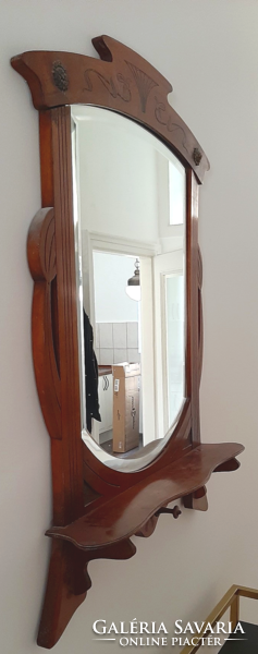 Art Nouveau wall mirror