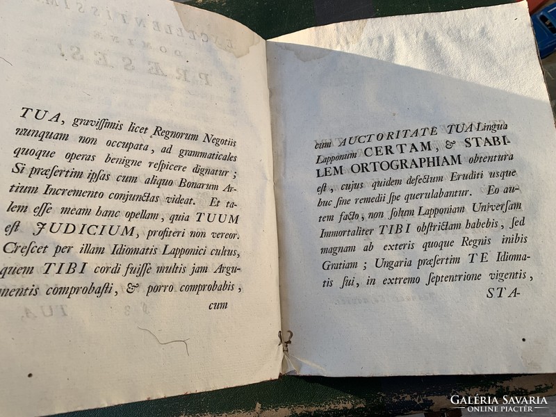 János Sajnovics is proof that the Hungarian and Lapp languages have the same Holy Saturday in 1770