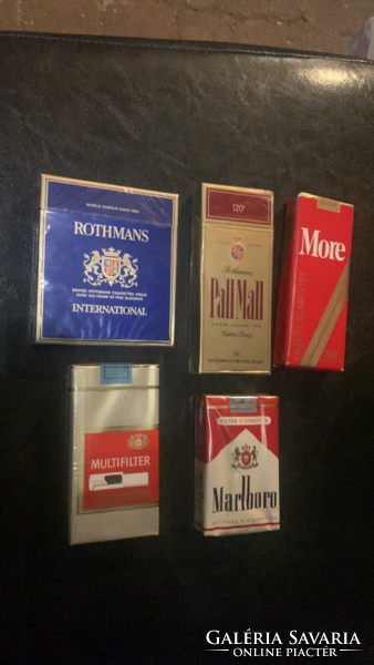 Cigarette in unopened original packaging, retro 1980