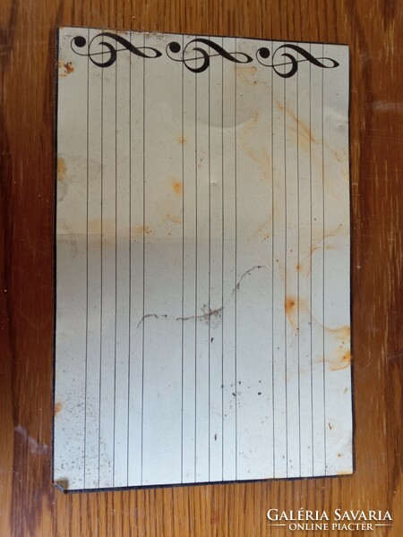 Old tin board/enamel board