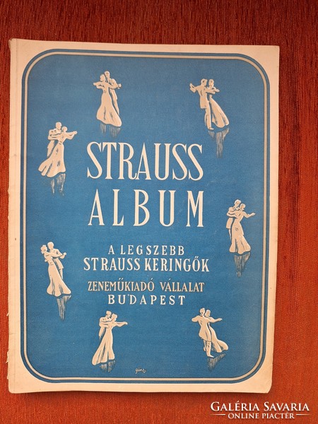 STRAUSS ALBUM - A LEGSZEBB STRAUSS KERINGŐK- kotta zongorára