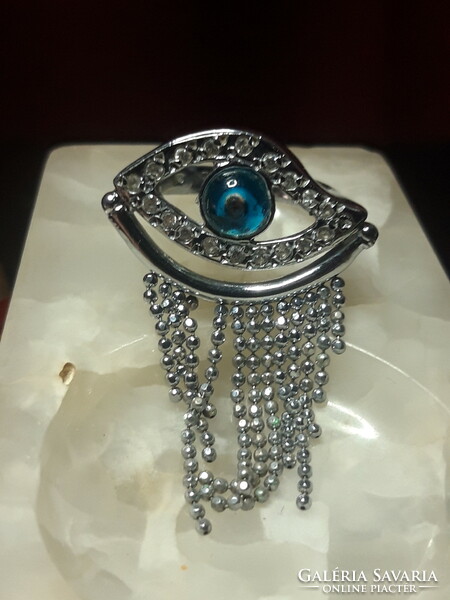 Eye of Horus - original Egyptian silver ring ( 56 )