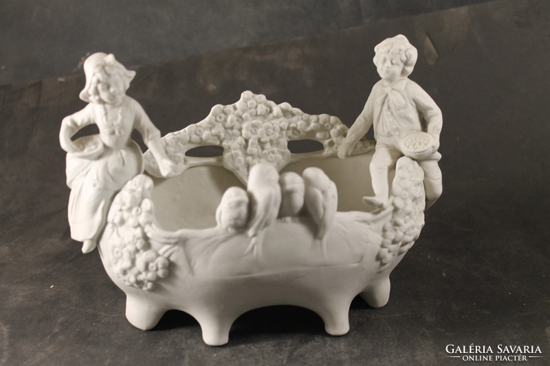 Antique baroque porcelain centerpiece 446