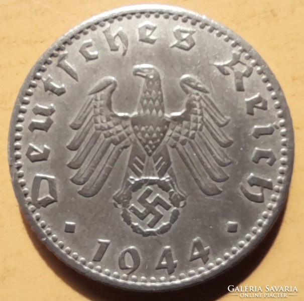 Német III. Birodalom 50 pfennig  1944 F . POSTA VAN  ! Olvass !