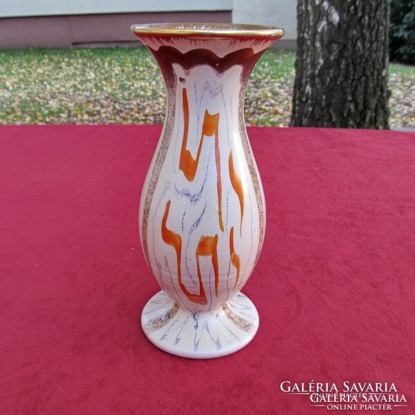 ~1950~ Fohr-ceramic Germany - marked, German porcelain vase (20 cm) mid-century