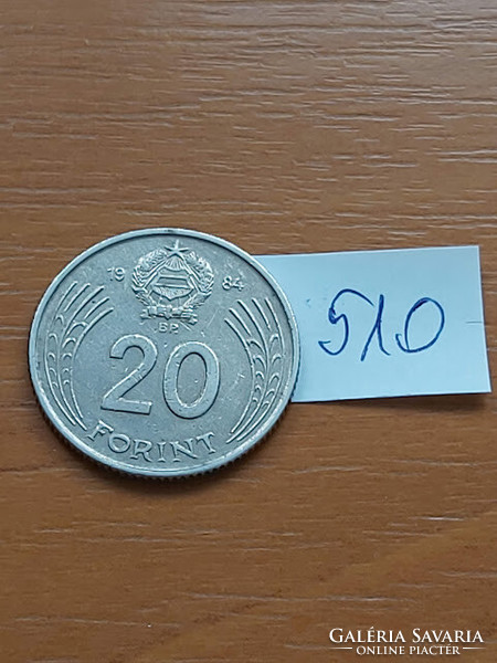 Hungarian People's Republic 20 forints 1984 copper-nickel 510