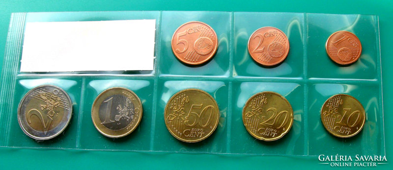 Luxenburg - Teljes Euro forgalmi sor -  2004 és a  2 € 2003