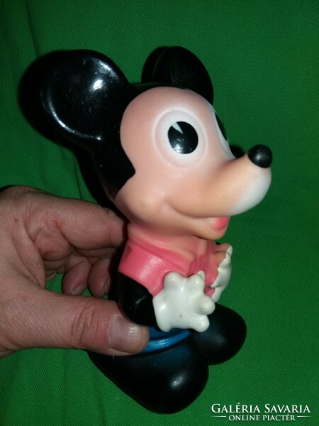 Antique original ring-stamped disney mickey mouse, mickey mouse figure in superb condition 17 cm according to the pictures