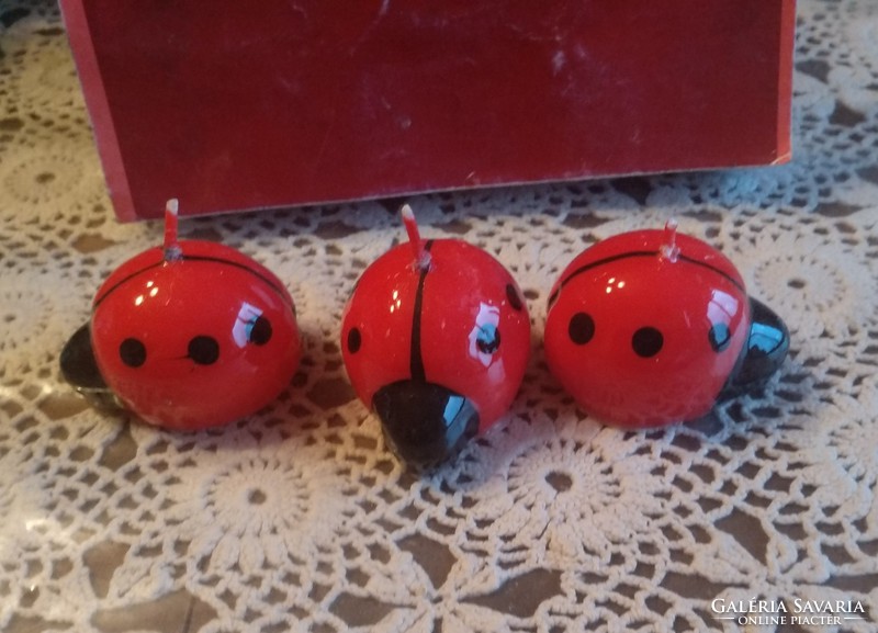 Ladybug candle, even cake, spring decoration, recommend!