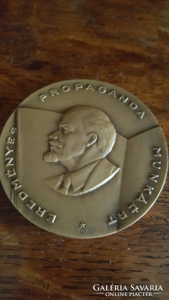 Lenin bronze plaque