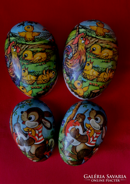 Easter paper mache eggs