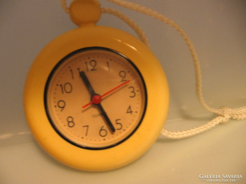 Waterproof bathroom clock