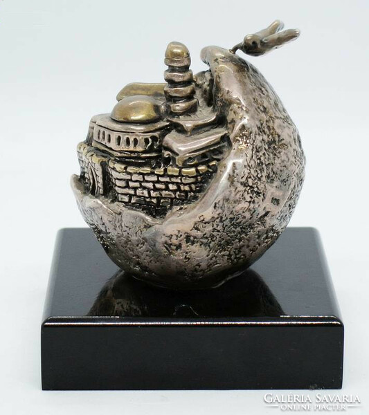 Judaica / Frank Meisler spherical sculpture / Jerusalem