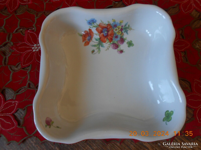Zsolnay antique poppy bowl