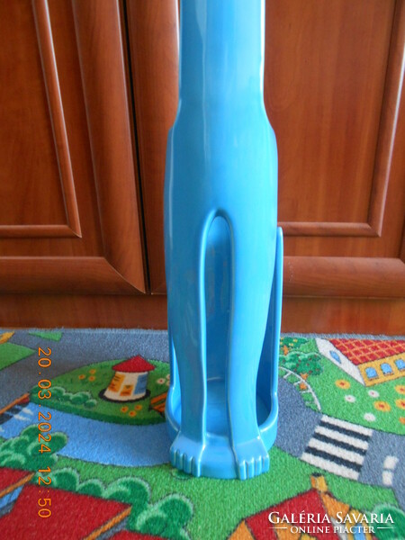 Zsolnay pirogránit macska, 62 cm