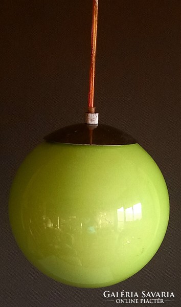 Bauhaus kiwi green Murano glass ceiling lamp negotiable