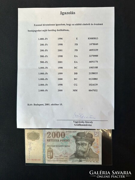 2000 Forints 1998. 