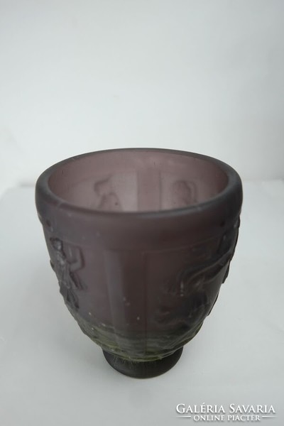 French art deco georges de feure glass vase - 51919