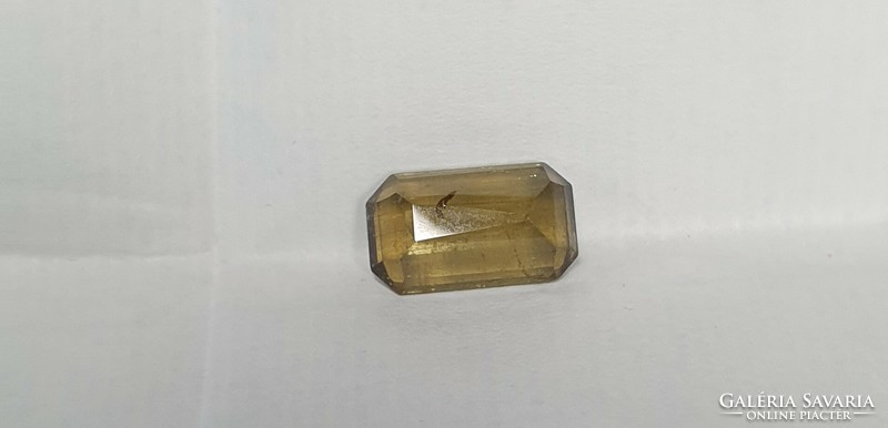 Real, natural brownish yellow tourmaline 8.84Ct, with international certificate
