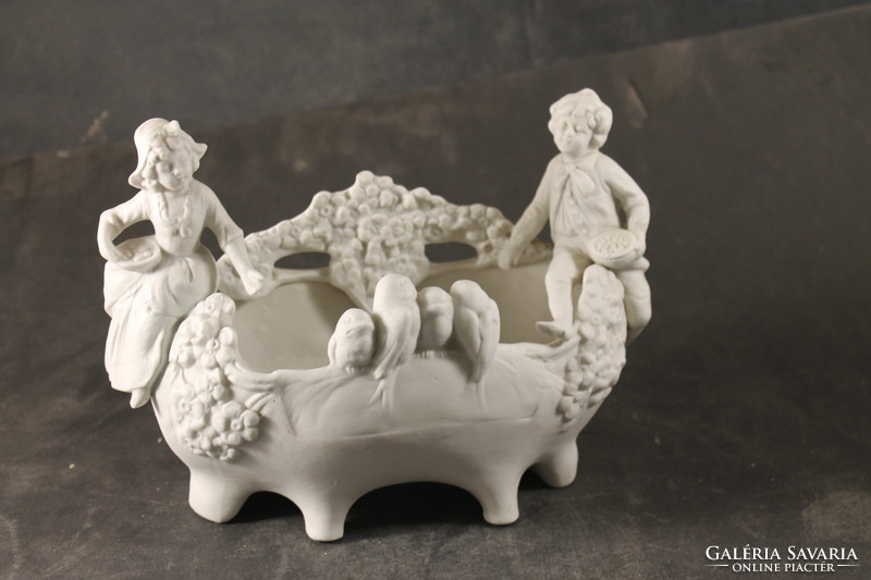 Antique baroque porcelain centerpiece 446