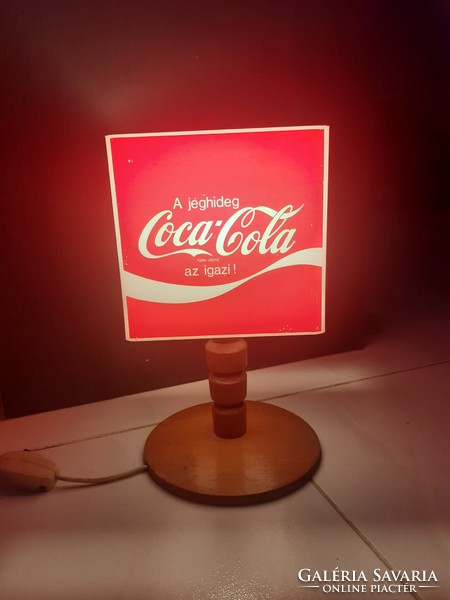 Vintage Coca Cola lámpa presszólámpa