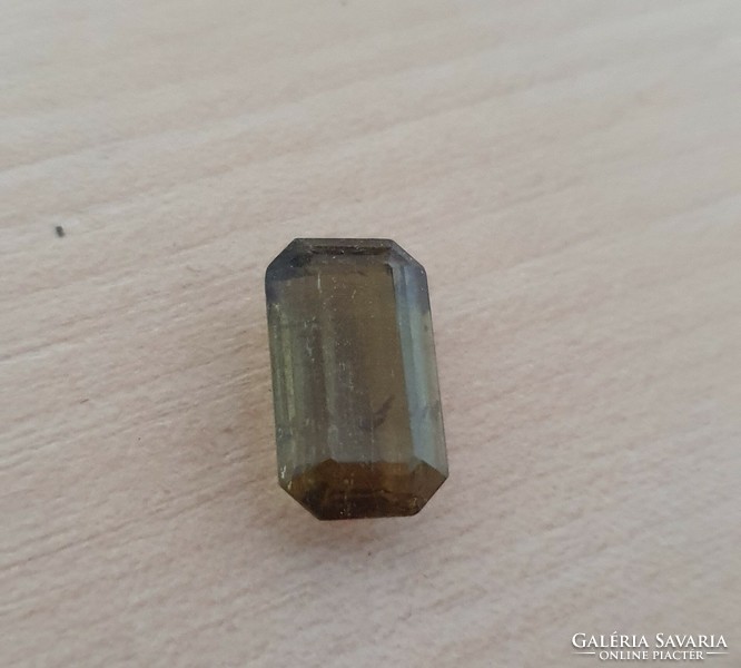 Real, natural brownish yellow tourmaline 8.84Ct, with international certificate