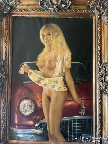 Showy painting for women and car lovers