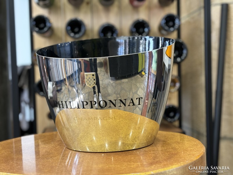 Champagne philipponnat 1552 large size champagne cooler ice tub - champagne bar equipment from France