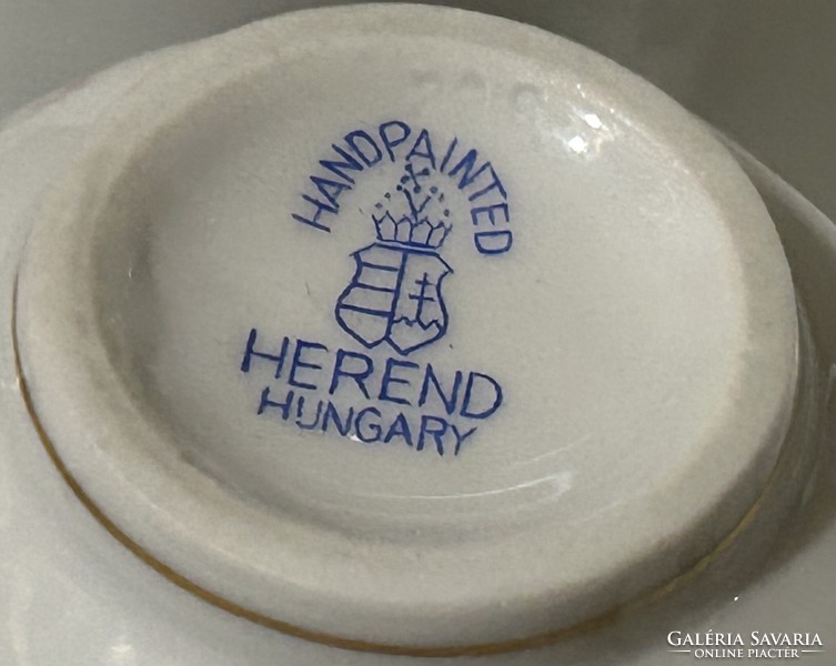 Ó-Herendi porcelán kávéskészlet 6 személyre