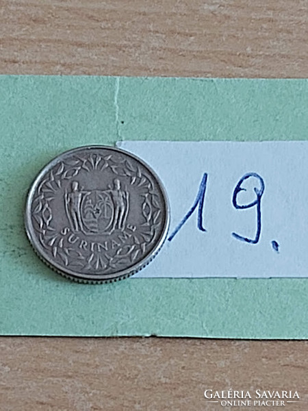 SURINAME 10 CENT 1974  Réz-nikkel  19