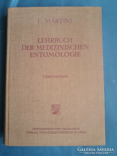 E.Martin Lehrbuch der medizinischen entomologie.