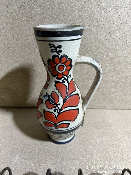 Korondi kerámia váza,  18- cm magas, hibátlan állapotban. 3213