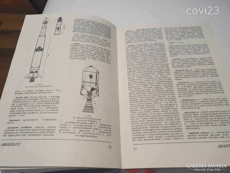 Űrhajózási lexikon 1981 újszerű állapotban szocreál kádár