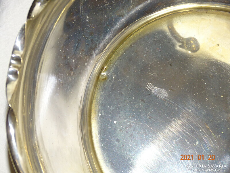 Silver Jugendstil Art Nouveau handle bowl serving centerpiece