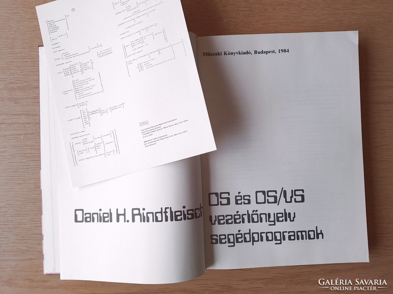 Daniel H. Rindfleisch - OS és OS/VS vezérlőnyelv segédprogramok