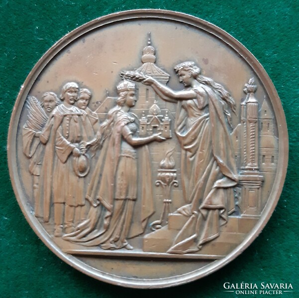 Székesfehérvár national exhibition 1879, bronze medal