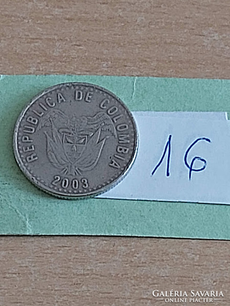 Colombia Colombia 50 pesos 2003 copper-zinc-nickel 16