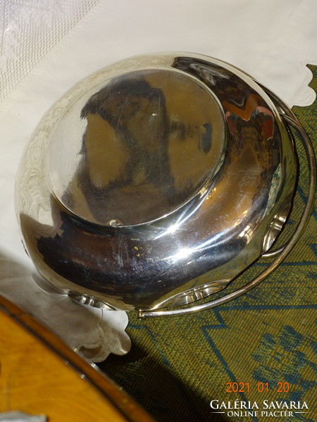 Silver Jugendstil Art Nouveau handle bowl serving centerpiece