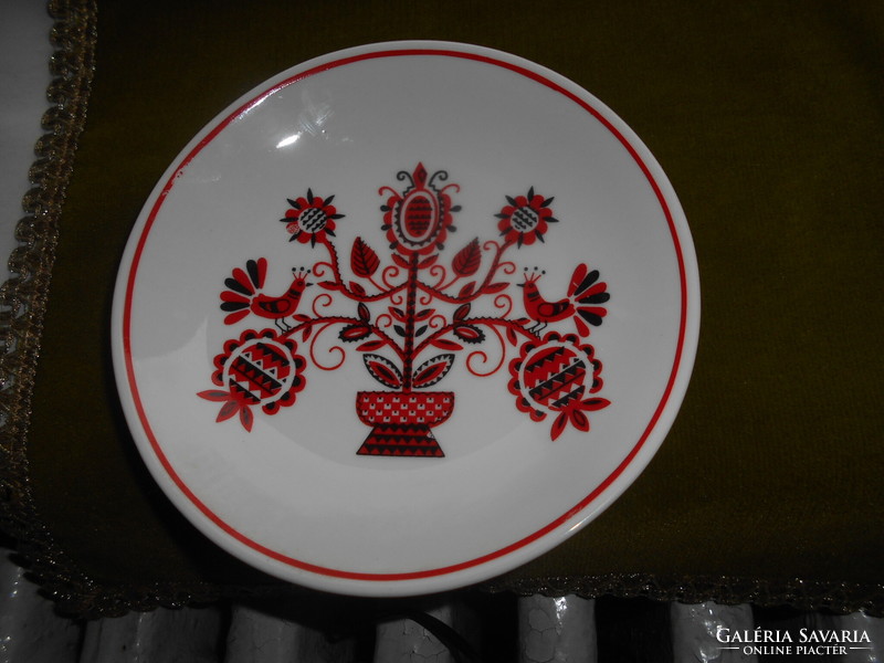 Hollóház porcelain wall bowl