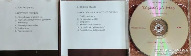 Felnőtteknek írtam - Hangoskönyv - 2CD - Válogatás Janikovszky Éva Felnőtteknek írtam című kötetéből